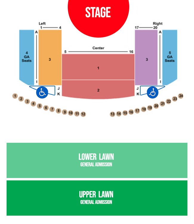 beaver dam amphitheater seating chart