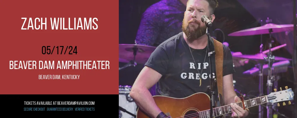 Zach Williams at Beaver Dam Amphitheater