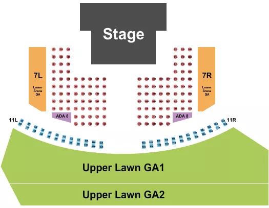 beaver dam seating map